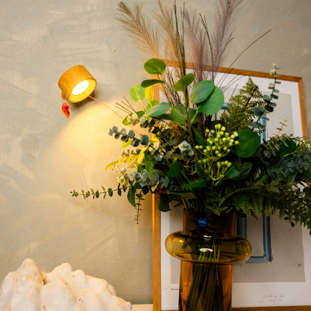 Kabellose Wandleuchte | Schafft überall in Sekundenschnelle ein elegantes Ambiente – keine Kabel, kein Werkzeug erforderlich