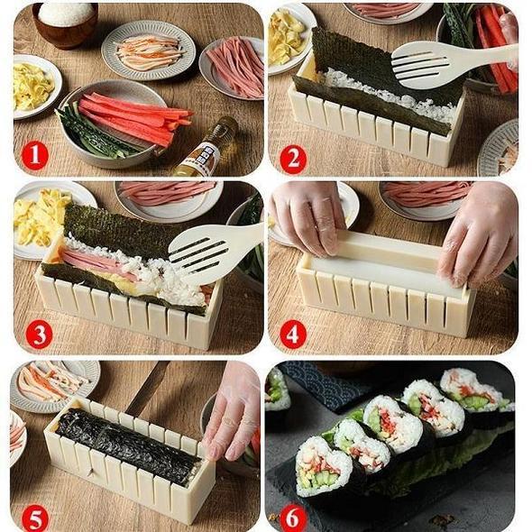 Sushi Maker Kit: Bereiten Sie Ihr Sushi ganz einfach zu Hause zu
