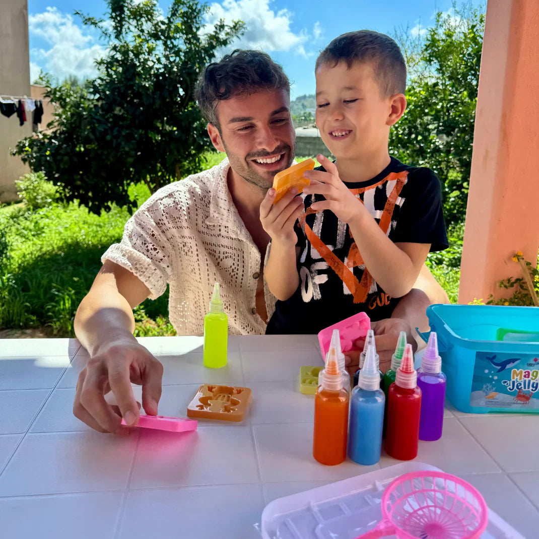 Magisches Gel zum Erstellen von Wasserelfen – 4, 8 oder 12 Farben (ab 2 Jahren)