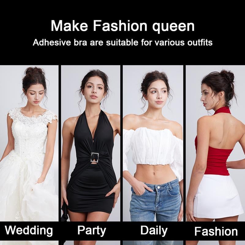 SecretLift – Klebe-Backless Push-Up-BH