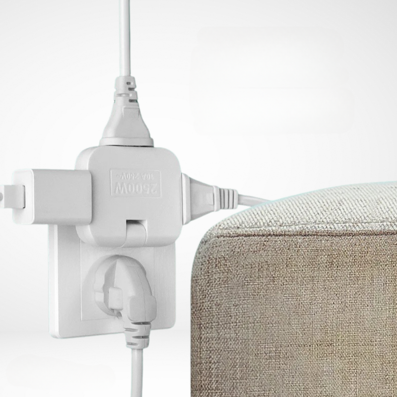 Universelle, kompakte und elegante Mehrfachsteckdose