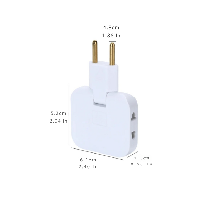 Universelle, kompakte und elegante Mehrfachsteckdose