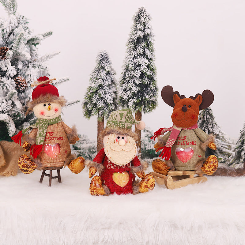 Weihnachtsgeschenktüten mit Reißverschluss