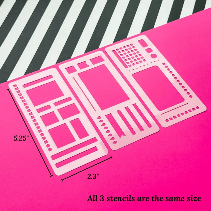 CraftFlex – Perfekte handgefertigte flexible Schablone für kreative Schallplatten-Designs