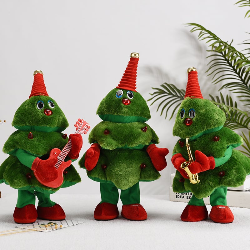 Elektrisch blasendes Saxophon Santa