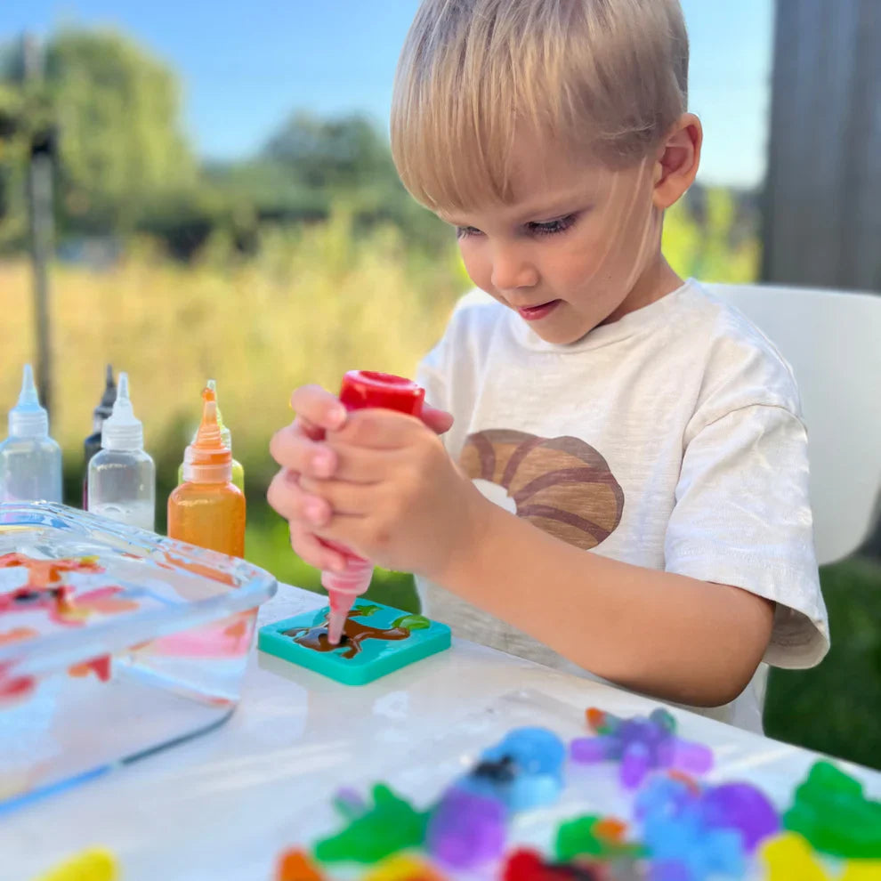 Magisches Gel zum Erstellen von Wasserelfen – 4, 8 oder 12 Farben (ab 2 Jahren)