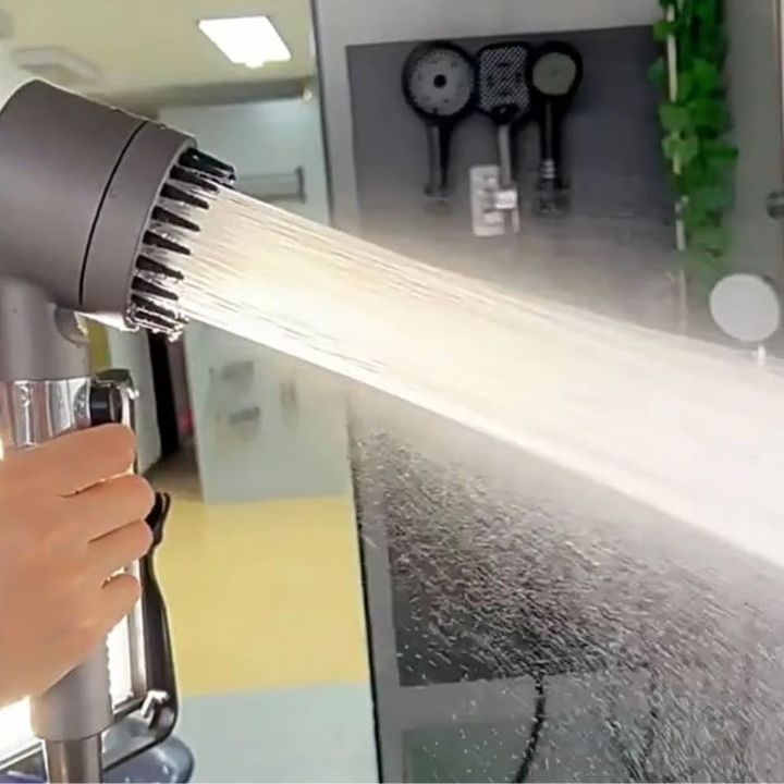 PowerDusch™ | Multifunktionales Hochdruck-Duschkopf-Set
