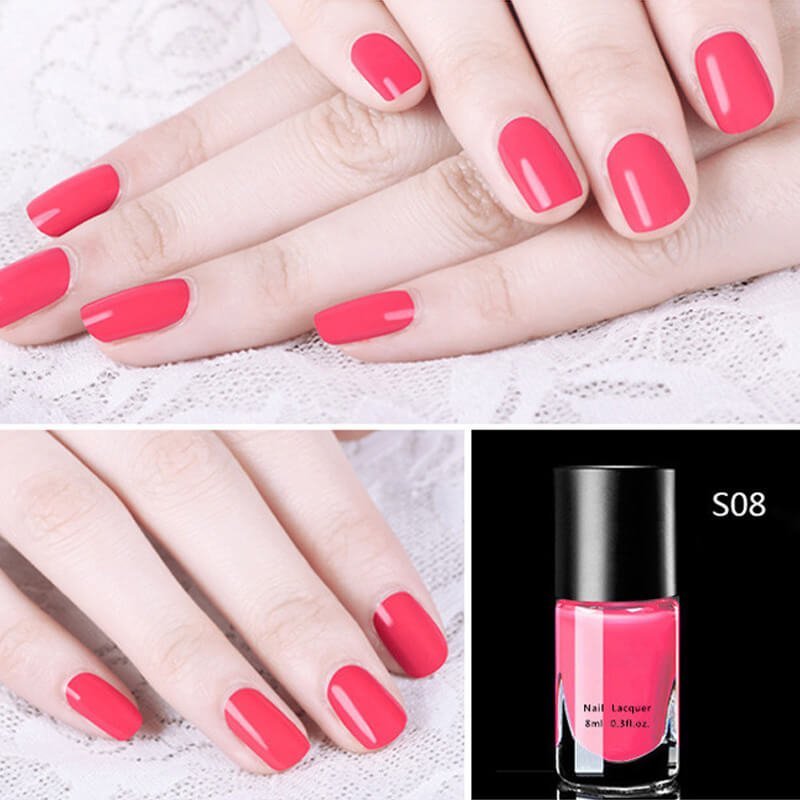 Salon-Perfect Glossy Nails Set für schnelle Maniküren