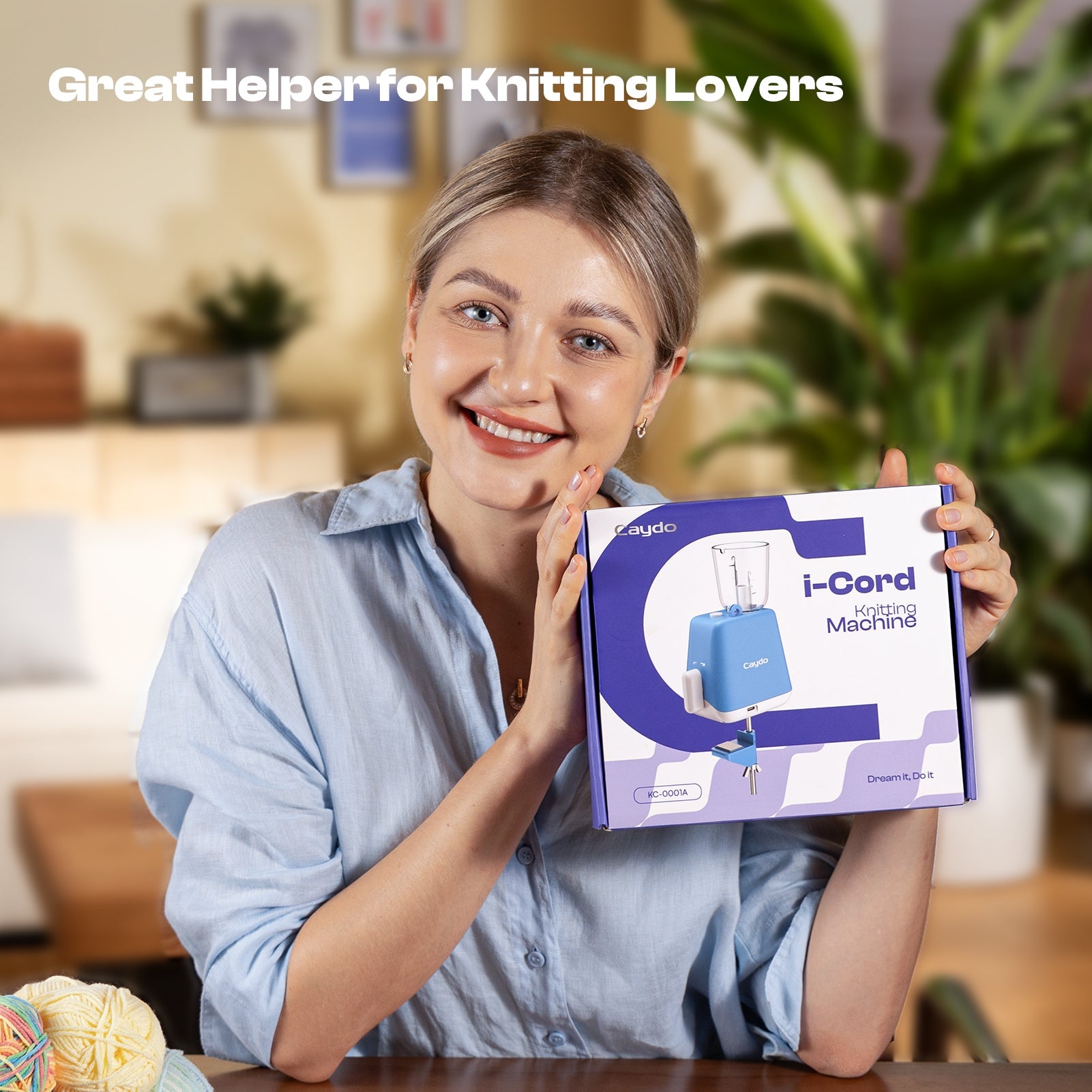 Elektrische i-Cord Strickmaschine Trikotin