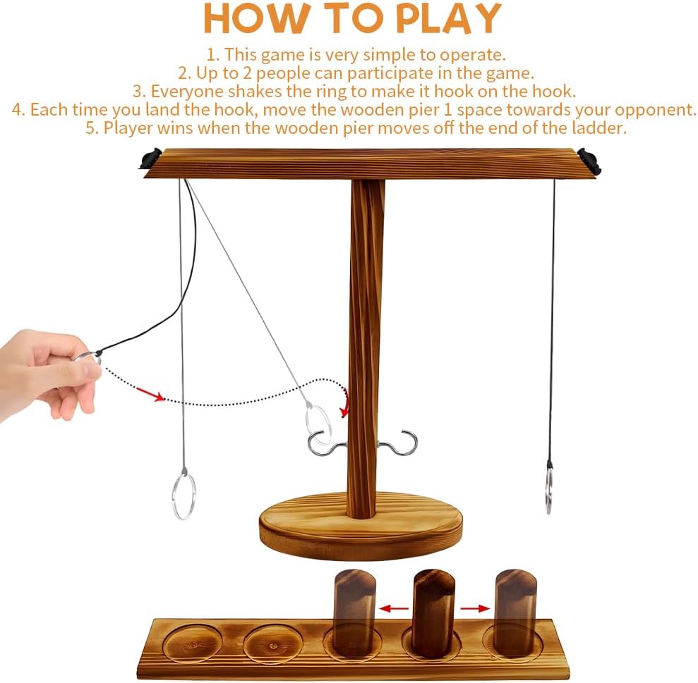 Spannendes Hook-Ringwurf-Trinkspiel für ultimativen Spaß