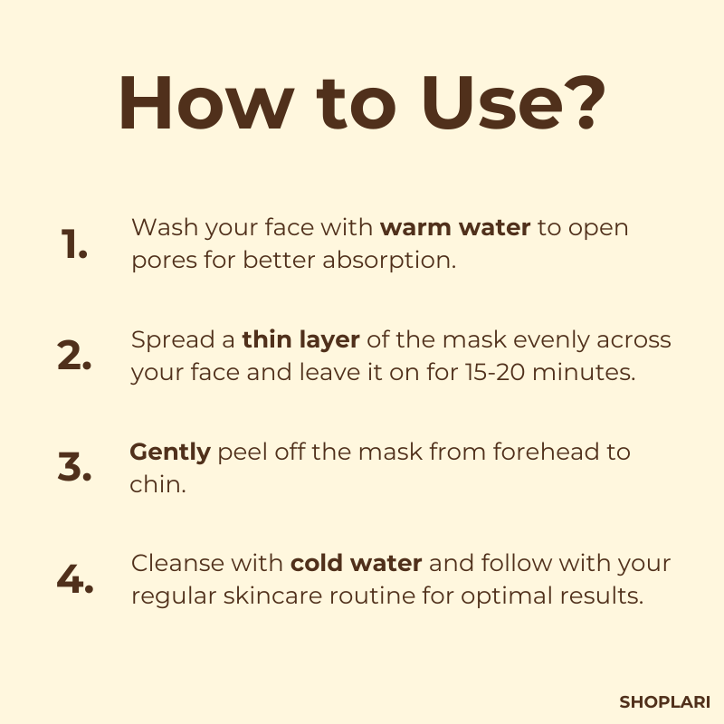 PureGlow™ Schwarzteemaske