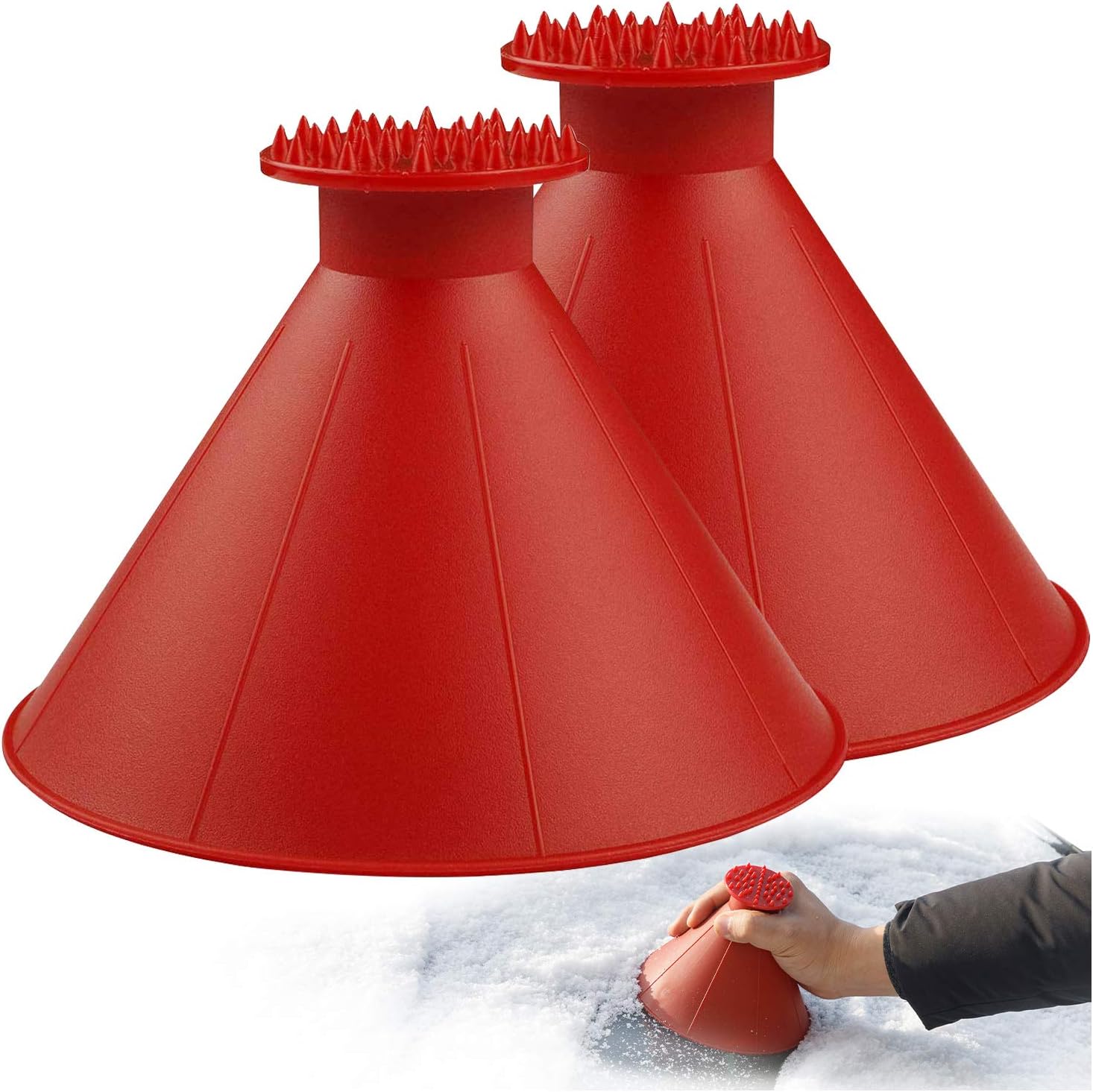 Magic Car Ice Scraper mit Trichter - Windschutzscheiben-Eiskratzer