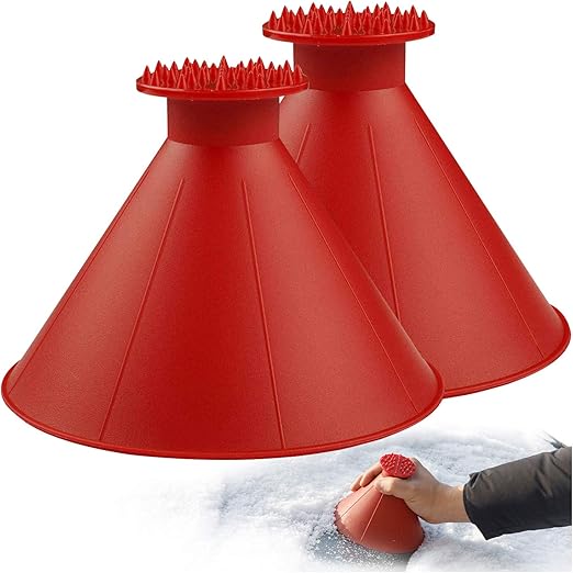 Magic Car Ice Scraper mit Trichter - Windschutzscheiben-Eiskratzer