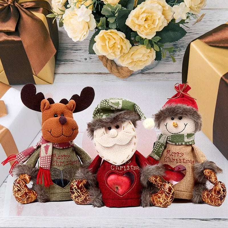 Weihnachtsgeschenktüten mit Reißverschluss