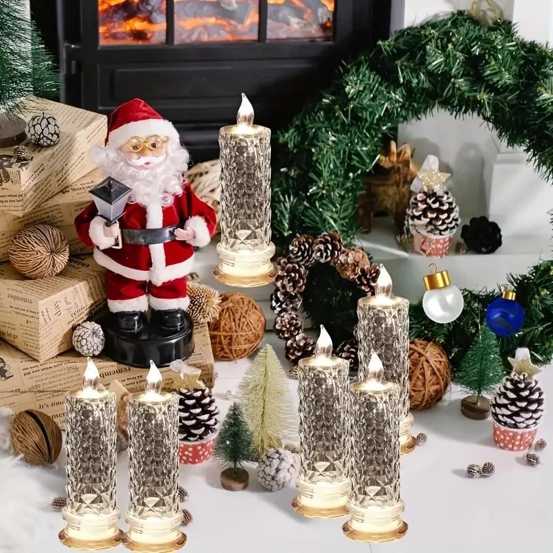 Elegante LED-Kristallkerzenlichter für stimmungsvollen Glanz ✨🕯️