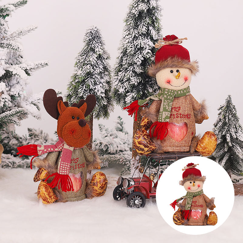 Weihnachtsgeschenktüten mit Reißverschluss