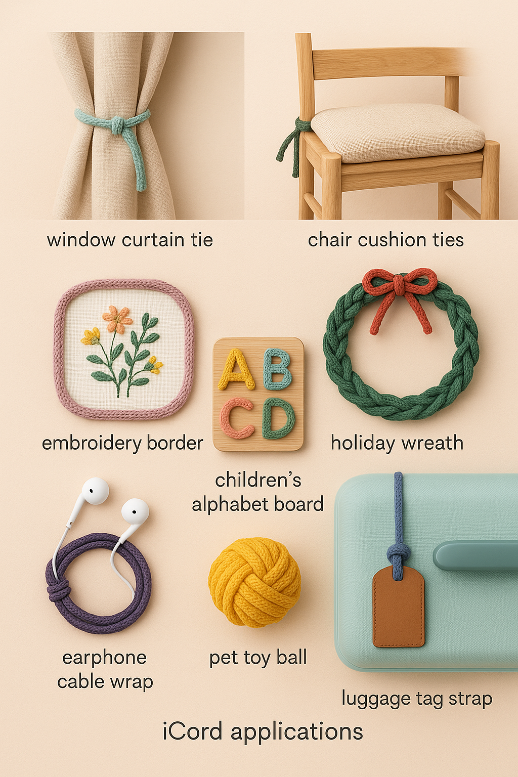 Elektrische i-Cord Strickmaschine Trikotin