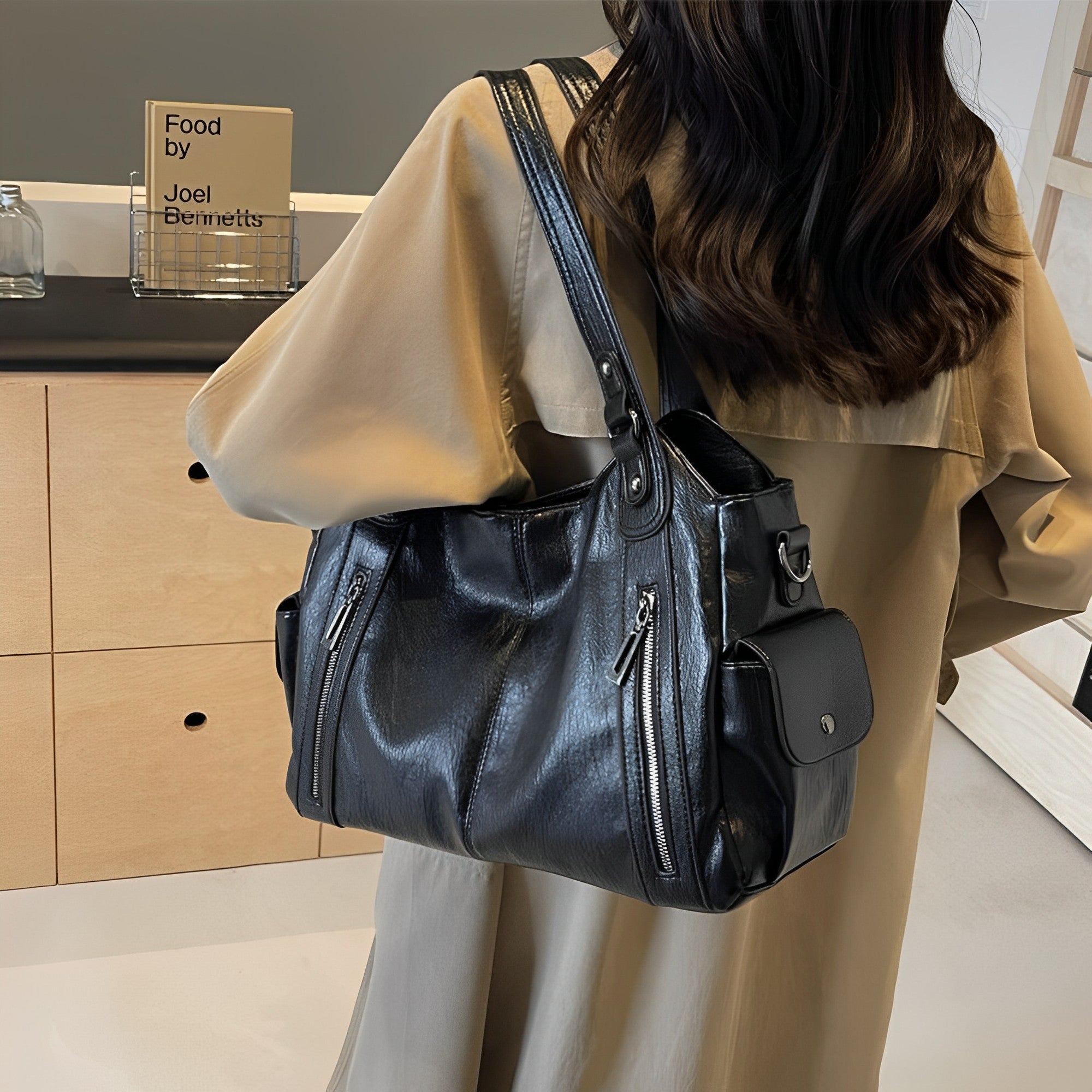 Stilvolle Amber Schultertasche für den modernen Look