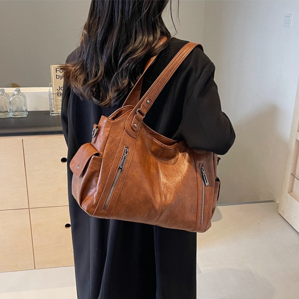 Stilvolle Amber Schultertasche für den modernen Look