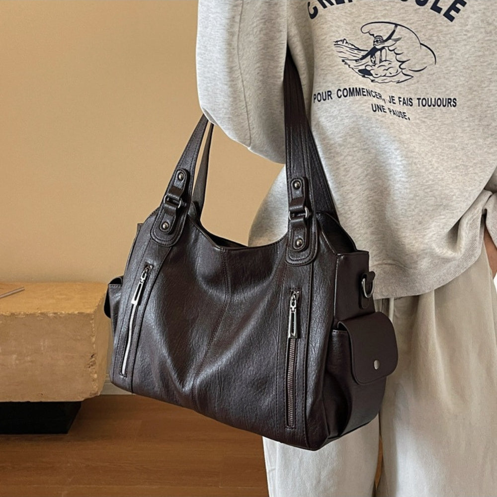 Stilvolle Amber Schultertasche für den modernen Look