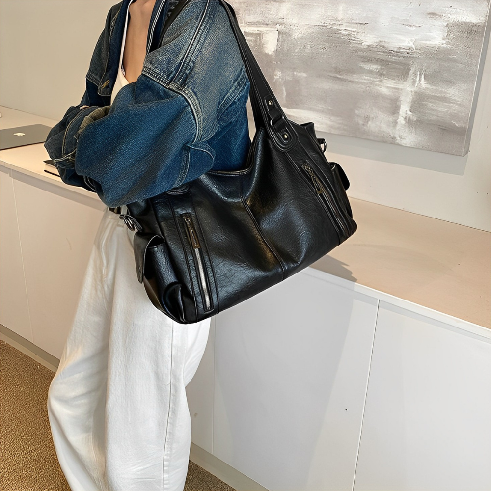 Stilvolle Amber Schultertasche für den modernen Look