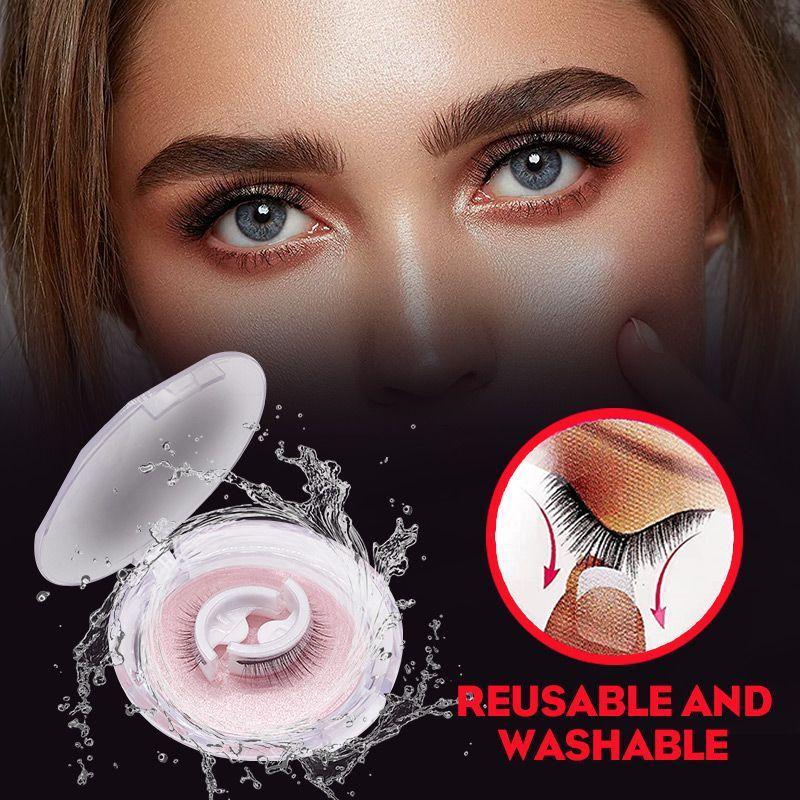 GlazyLash™ Wiederverwendbare Klebe-Wimpern für lang anhaltenden Glanz