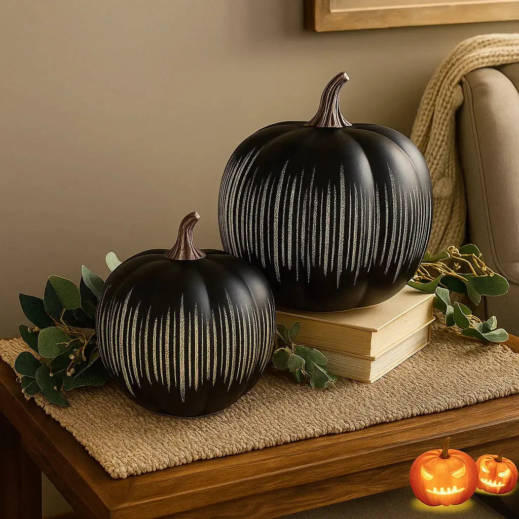 Halloween Kürbislampe – Funkelndes LED-Licht mit Timer