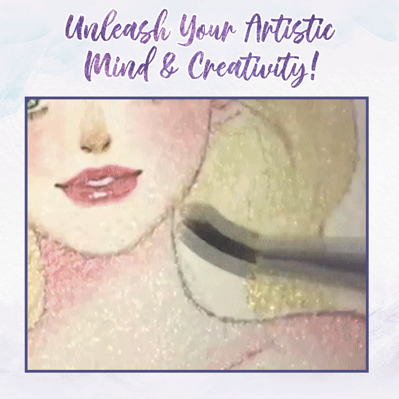 ArtisticGleam™ - Metallic-Aquarellmalerei-Set