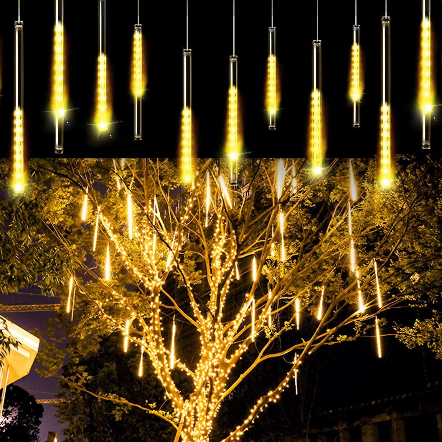 Schneefall-LED-Lichterkette für gemütliche Festtage und festliche Dekoration