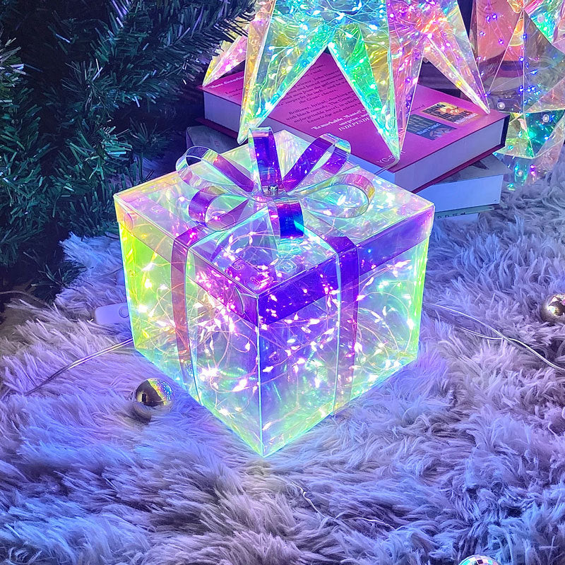 Weihnachtliche Regular Holografische Innen/Außenfigur mit Fernbedienung