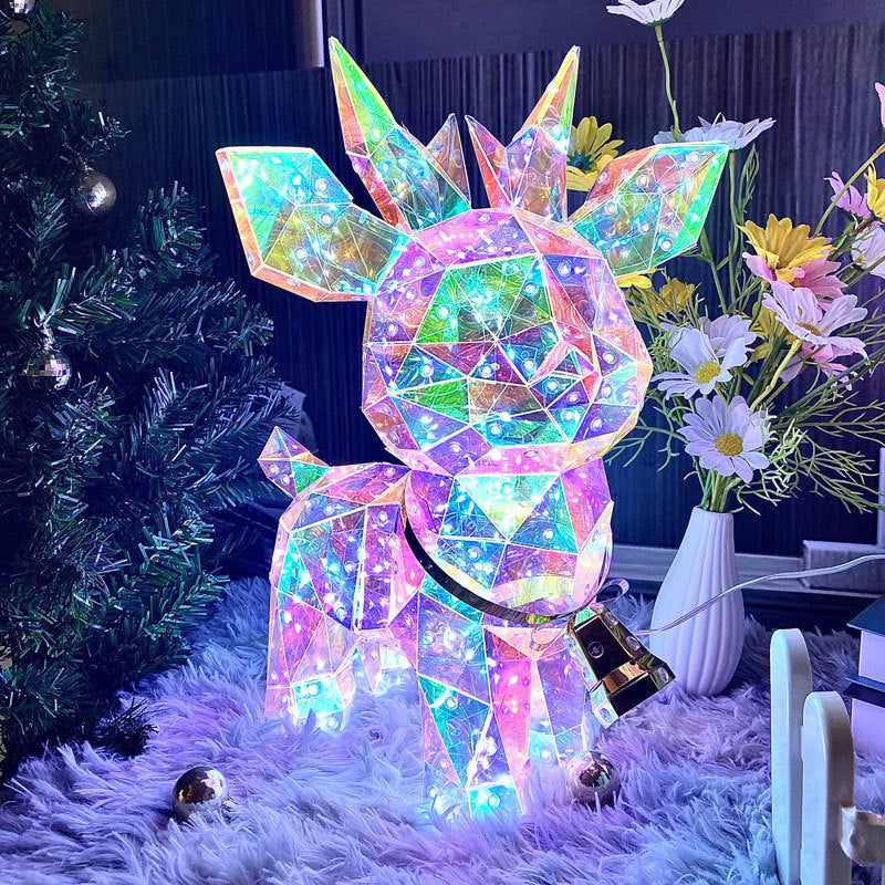 Weihnachtliche Regular Holografische Innen/Außenfigur mit Fernbedienung