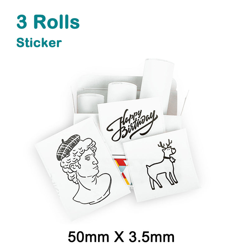 Mini tragbare Drucker für Notizen und Sofortfotos