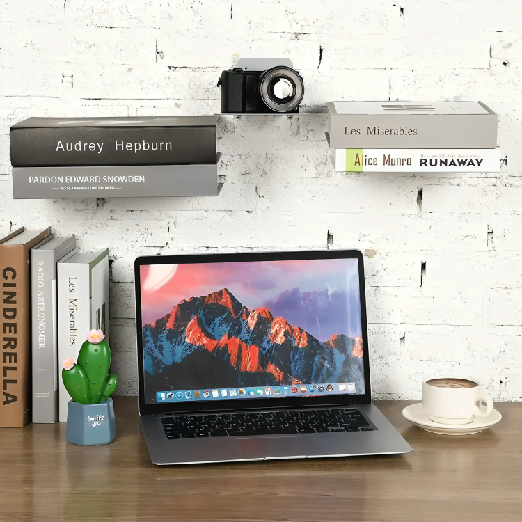 Magisch Ihre Bücher präsentieren mit diesem unsichtbaren Regal