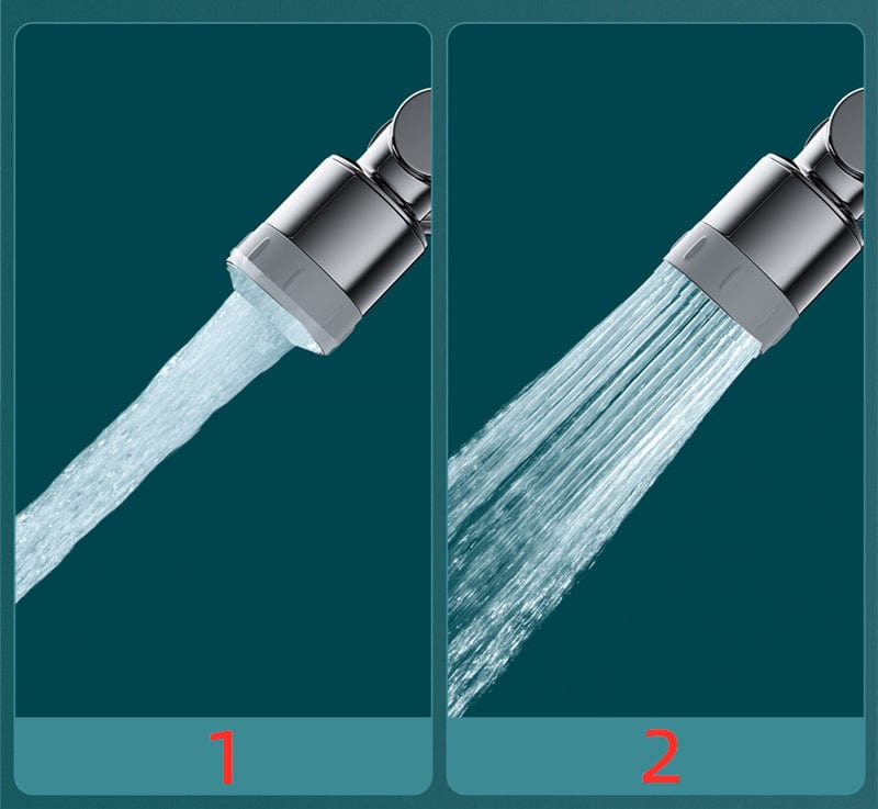 Drehbarer Wasserhahn-Extension für einfache Reinigung