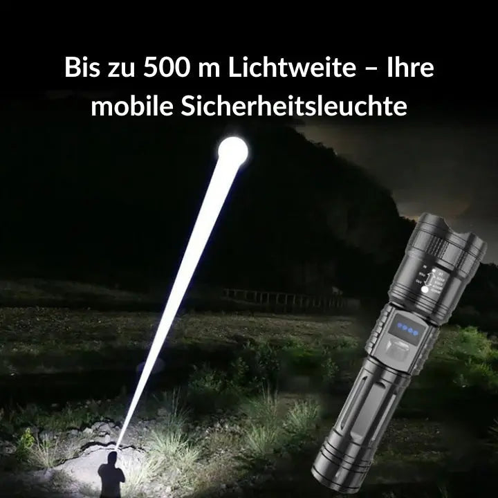 Ultrahelle LED-Taschenlampe – Superhell, stoßfest & verlässlich