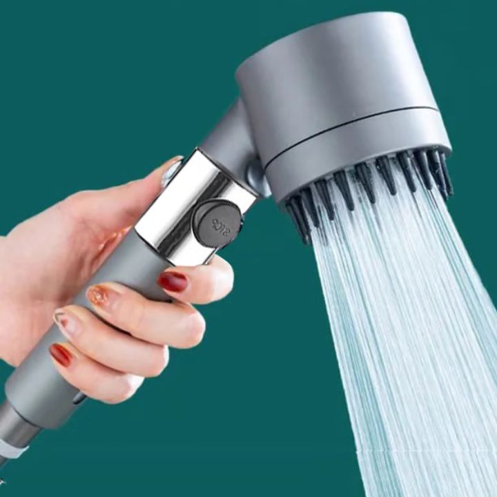 PowerDusch™ | Multifunktionales Hochdruck-Duschkopf-Set