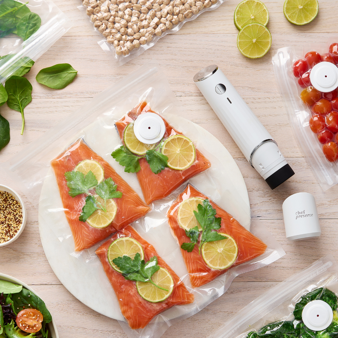 Chef Preserve™ Kompakter Vakuumierer – Frische Lebensmittel bis zu 5× länger bewahren