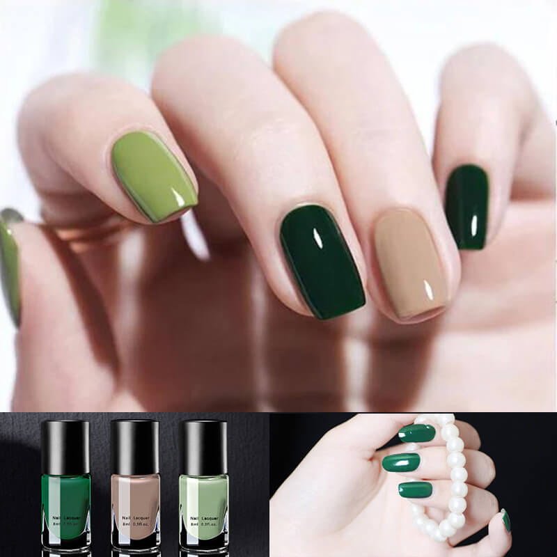 Salon-Perfect Glossy Nails Set für schnelle Maniküren
