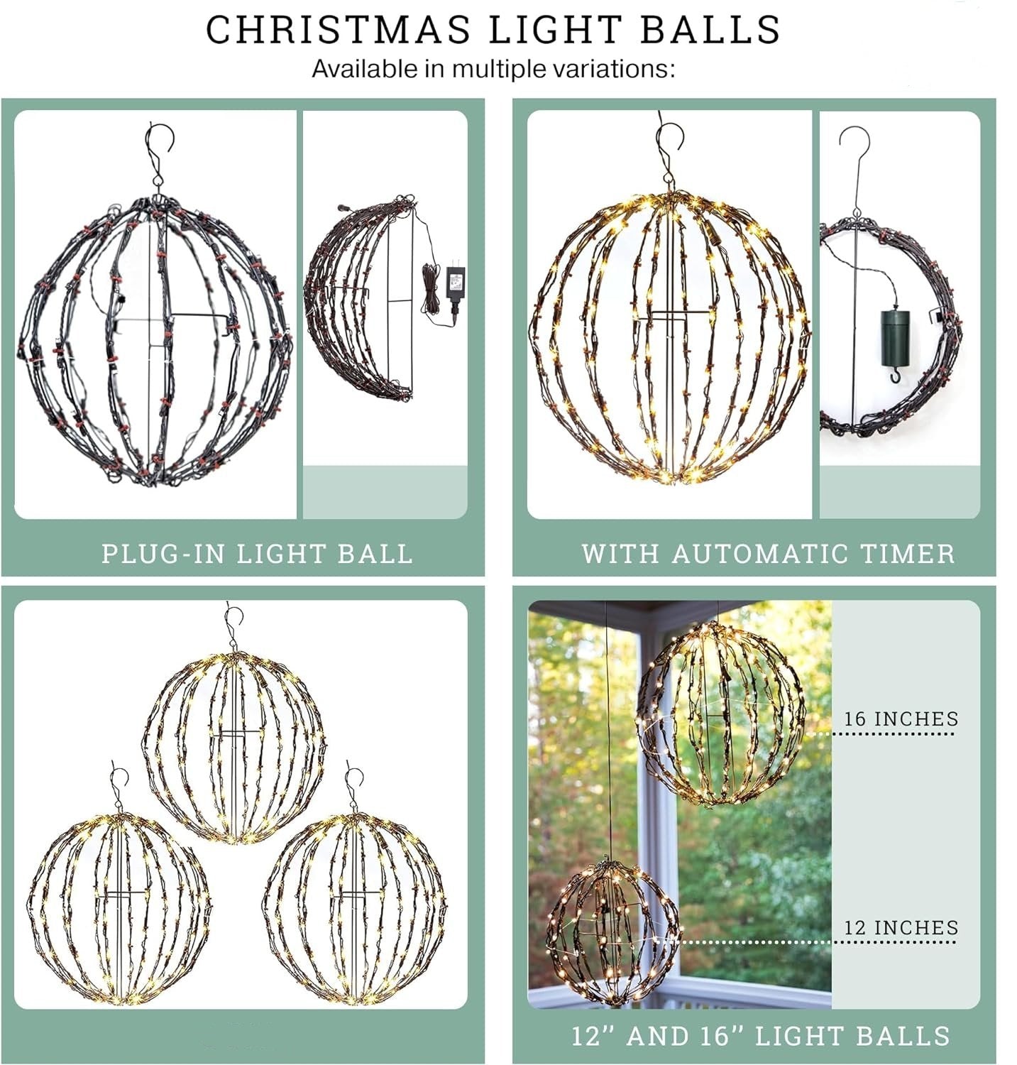 Kugelförmige leichte und helle Beleuchtung