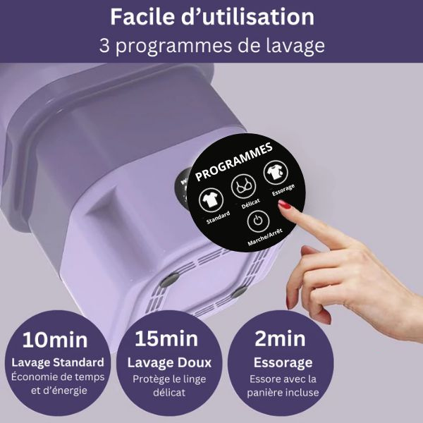 Zusammenklappbare Mini-Waschmaschine