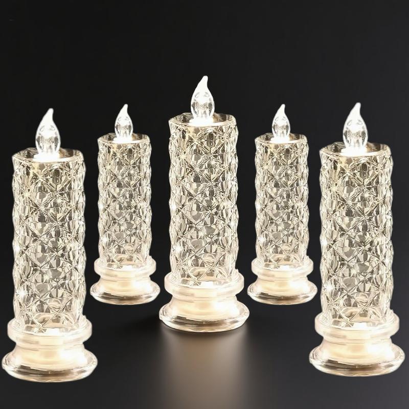 Elegante LED-Kristallkerzenlichter für stimmungsvollen Glanz ✨🕯️