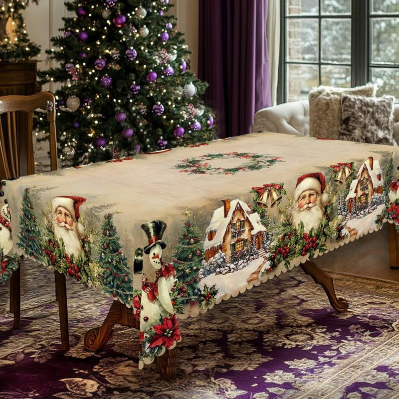 Weihnachtstischdecke - Langlebig, pflegeleicht und farbecht