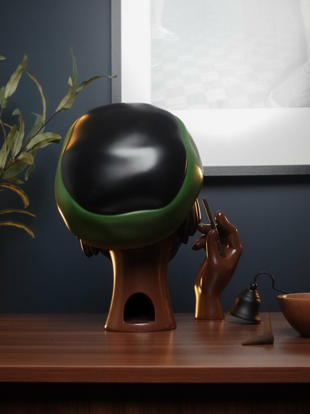 Kopf Räuchergefäß Schwarze Frau