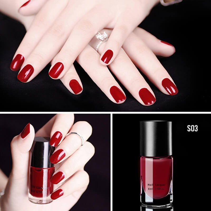 Salon-Perfect Glossy Nails Set für schnelle Maniküren