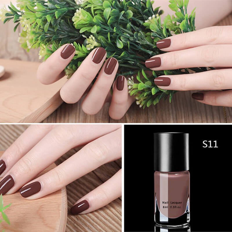 Salon-Perfect Glossy Nails Set für schnelle Maniküren