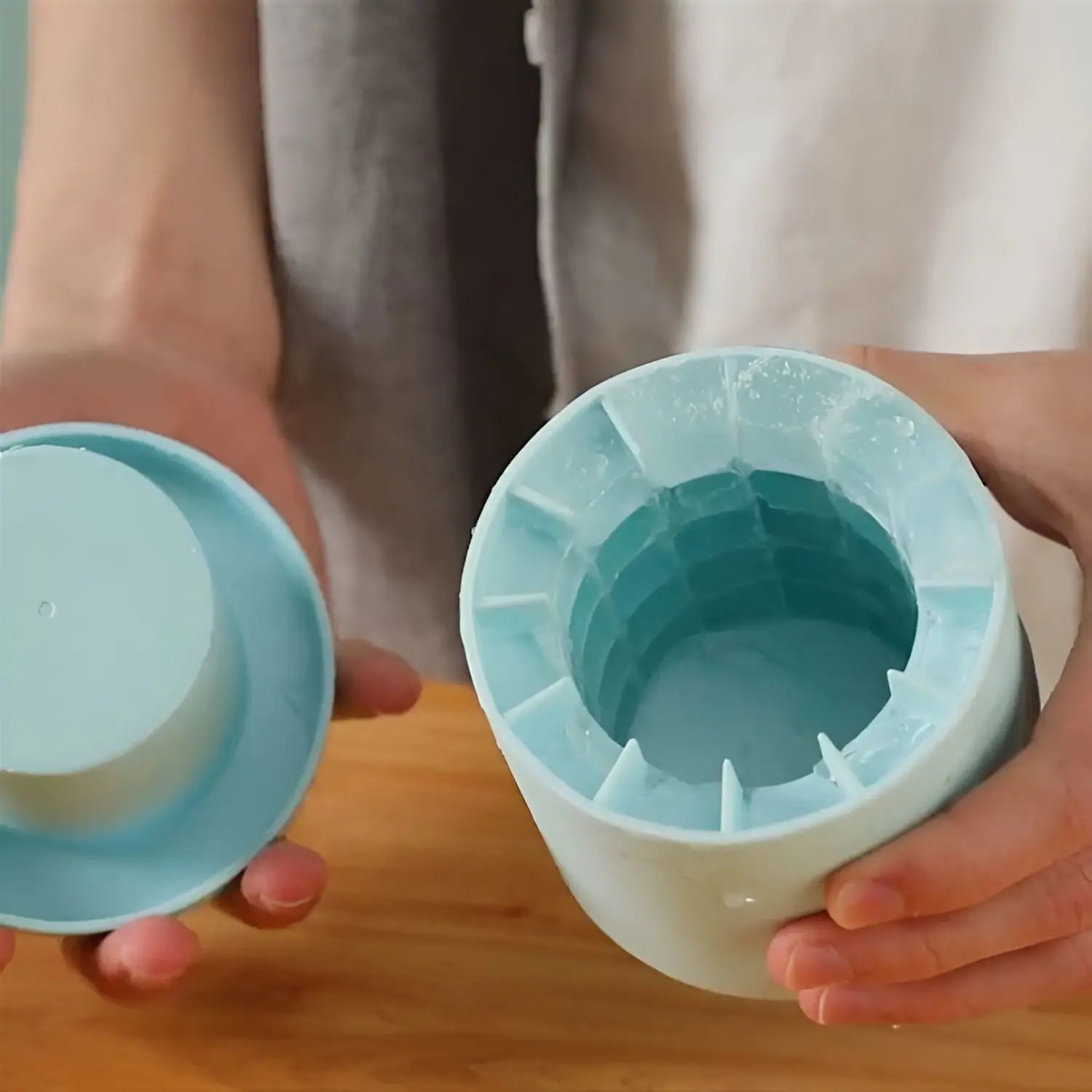 Magischer Silikon-Eiskübel für kreative und praktische Kühlung