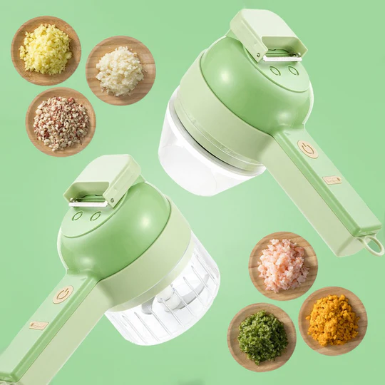 SliceEase™ | Schneiden, Würfeln und Mischen in Sekundenschnelle!