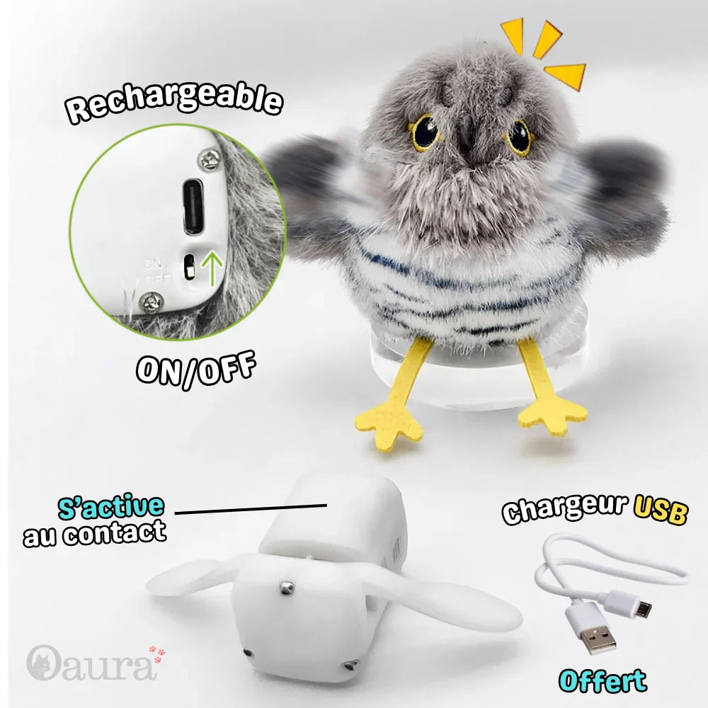 Interaktives Katzenspielzeug Vogel - Pioucat